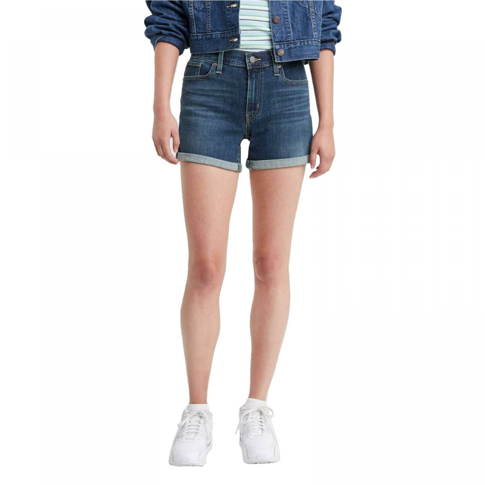 mid rise levi shorts