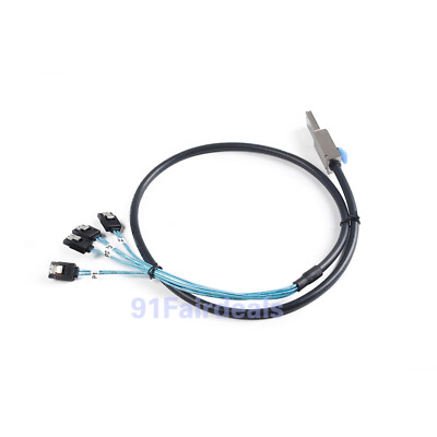 MINI SAS SFF-8088 26P to 4X E-SATA 7P Female Server Hard Drive Connection Cable
