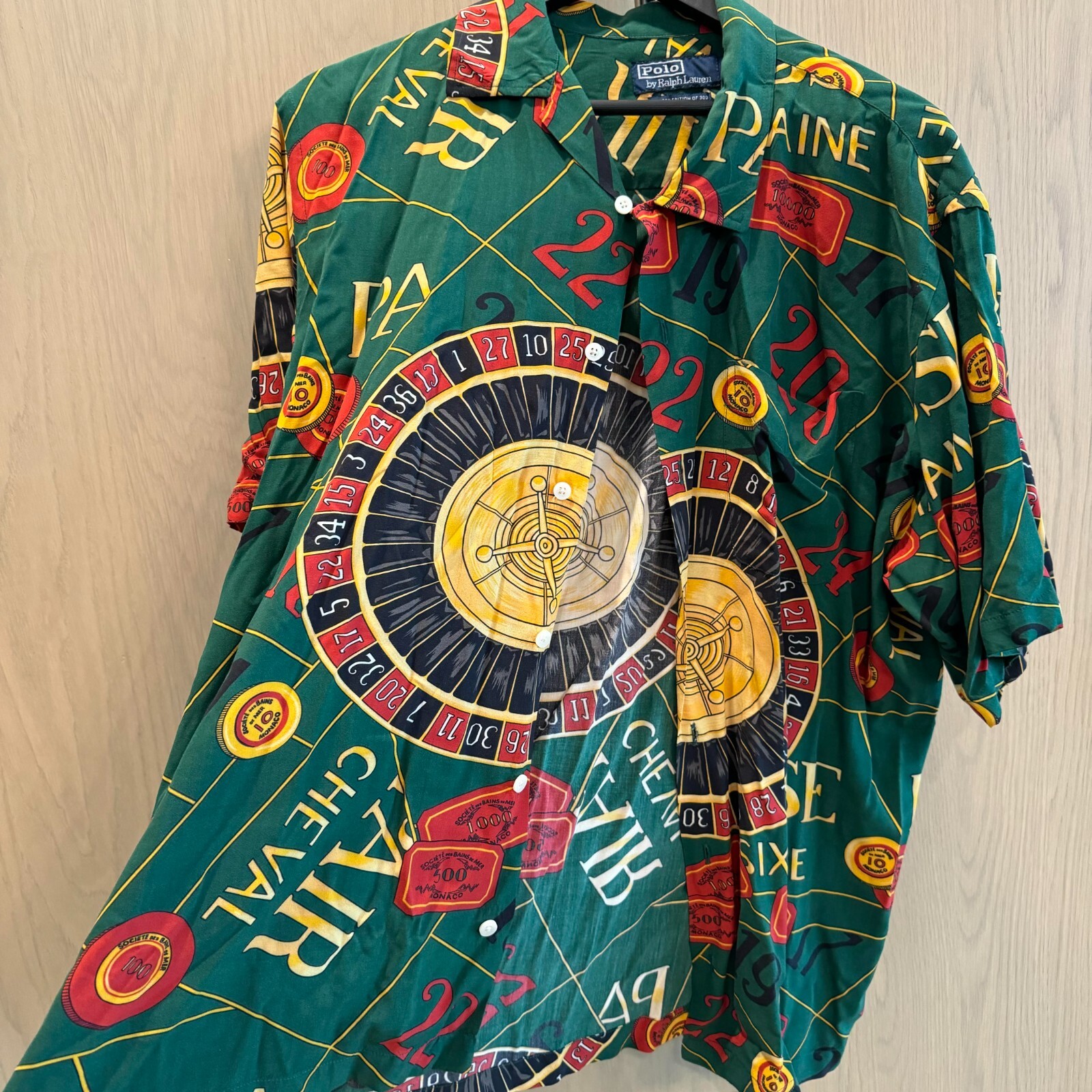 RALPH LAUREN CASINO COLLECTION/SHIRT/復刻 RARE! Polo Ralph Lauren The Casino Collection Limited - L