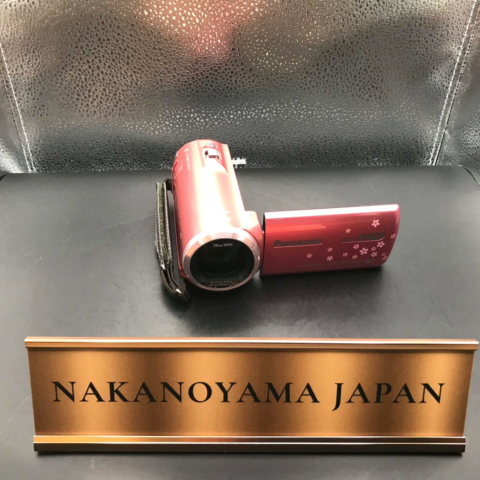 Panasonic HC-V520M Pink Digital HD Video Camera Memory 32GB