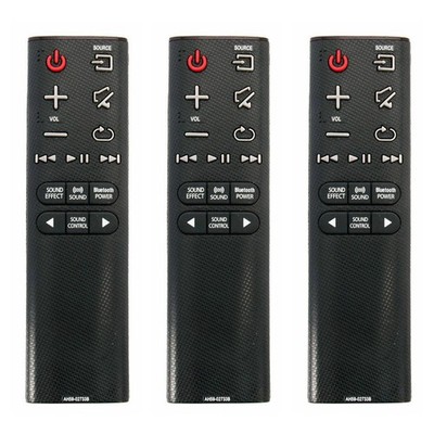 3X TéLéCommande Ah59-02733B pour  Soundbar Hwk360 Hwk450 Hwk550 Hwj4000 T6H4