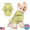 Dog Sweater Spring Dog Clothes for Small Dogs Boy Girl Pet Hoodies for Dogs Coats Dog Sweatshirt for Chihuahua Yorkie Cat Sweater Dog Costumes, XXS, Green
