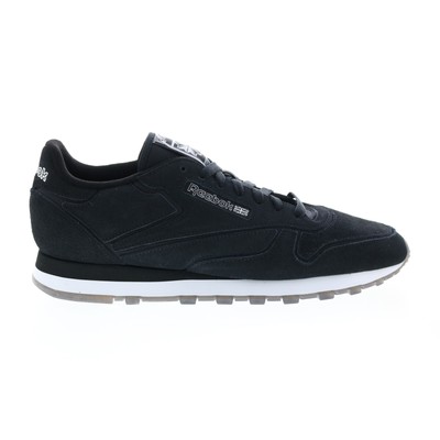 

Мужские черные замшевые кроссовки Reebok Classic Leather HQ7141 Lifestyle, Черный, Reebok Classic Leather