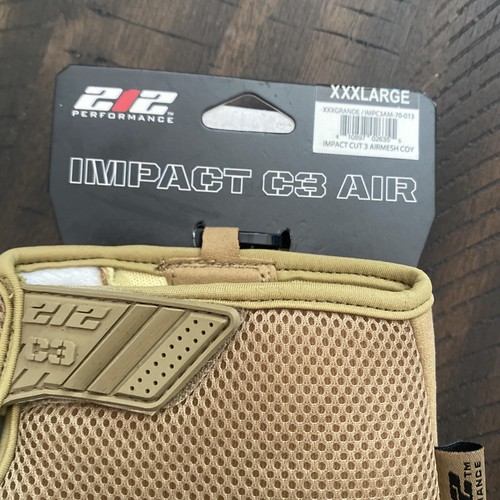 212 Performance Cut Resistant Impact Air Mesh Gloves IMPC3AM-70-013 XXXL NEW!