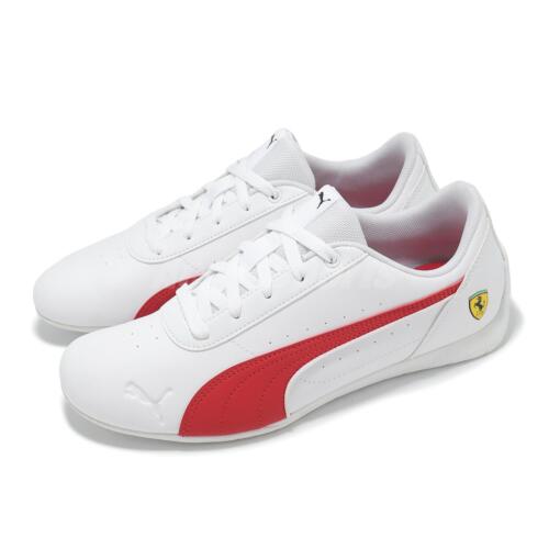Мужская повседневная обувь для автоспорта Puma x Ferrari Neo Cat White Rosso Corsa 307812-02