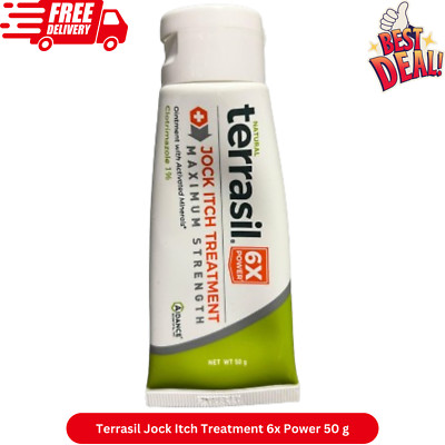Terrasil Jock Itch Treatment MAX Strength with All-Natural Activated Minerals