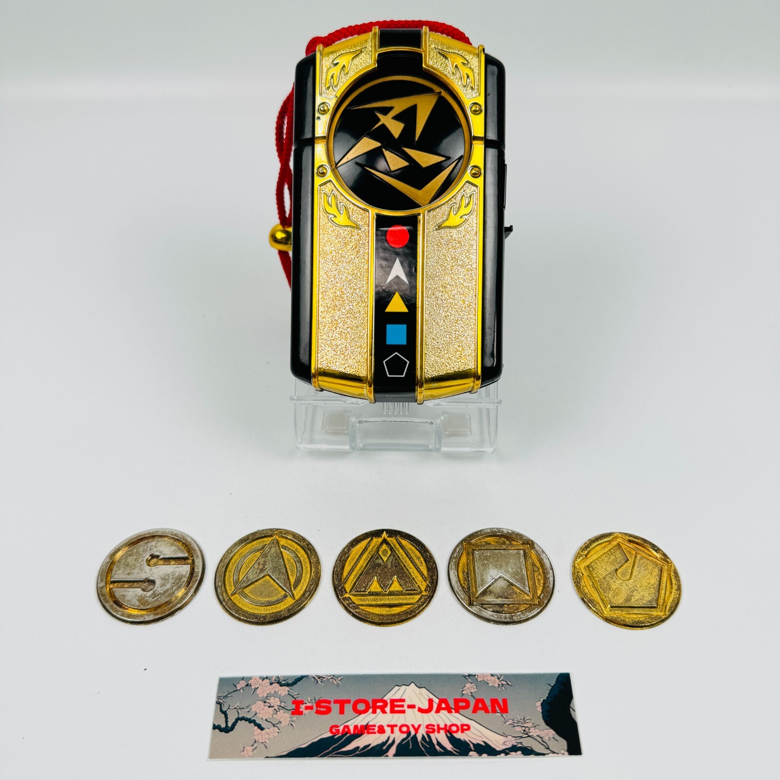 ロジャー　金ドン 10枚セット Power Rangers Ninja Sentai Kakuranger Doron changer SUPER