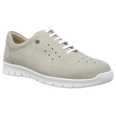 FINN COMFORT FINN COMFORT DAMEN TRAINER BARLETTA LACE-UP LOW-TOP OUTDOOR NUBUCK LEATHER