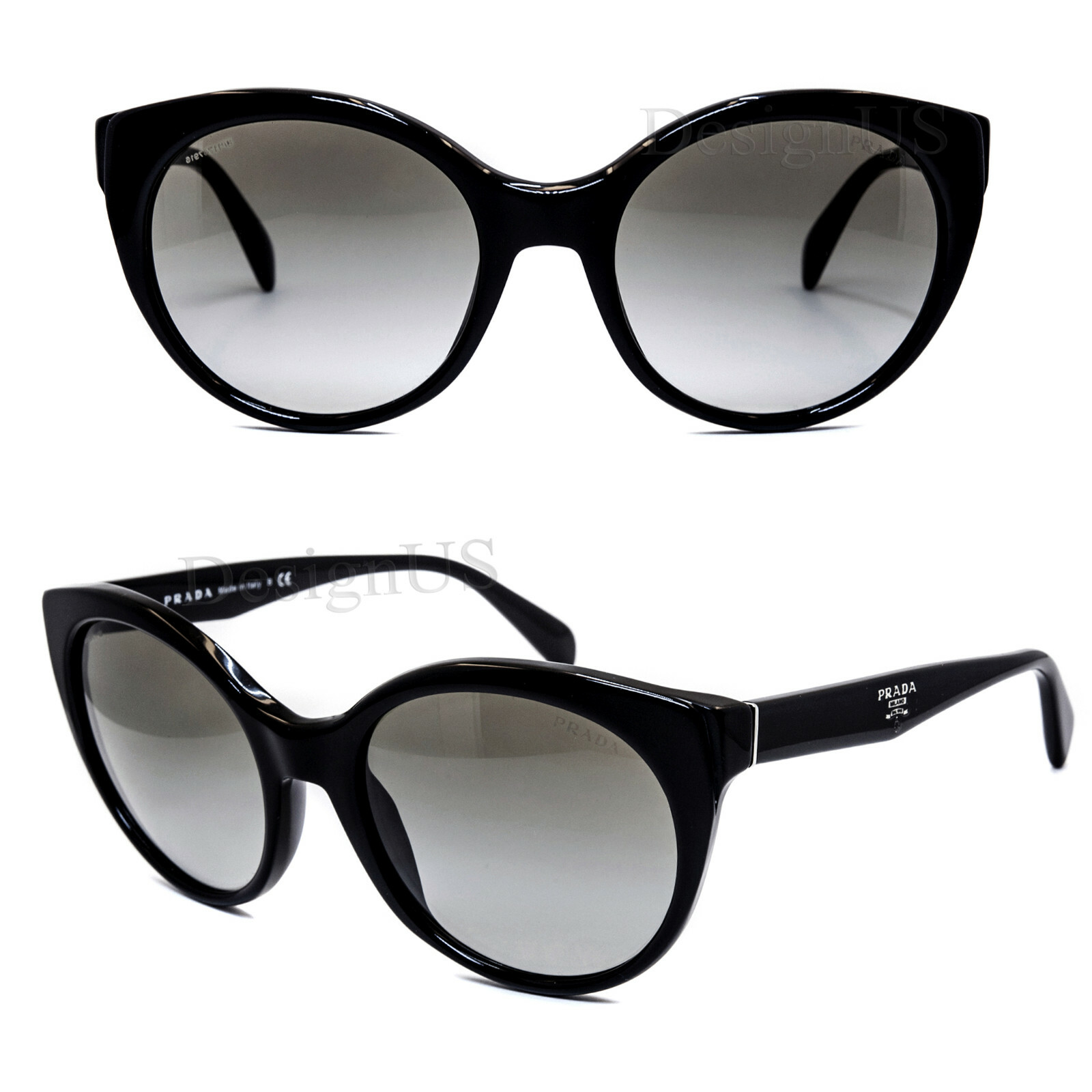Prada SPR23O 1AB-3M1 Black Gray Gradient 56/20/140