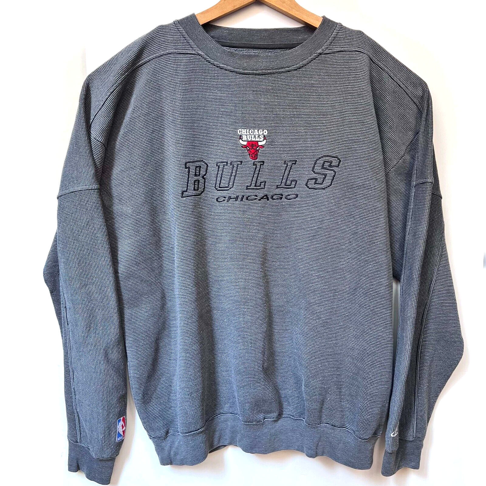 Vintage 90'S Chicago Bulls NBA L Logo Athletic Sweatshirt