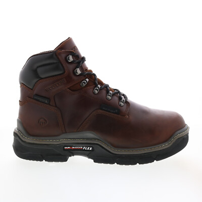 

Wolverine Raider Durashocks Водонепроницаемые мужские коричневые рабочие ботинки Met-Guard, Коричневый, Wolverine Raider Durashocks Waterproof Met-Guard