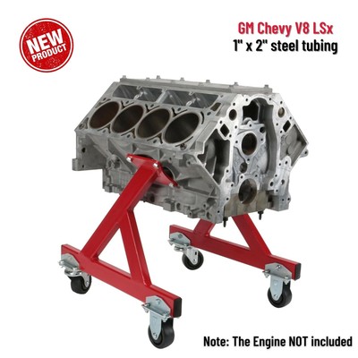 Rolling Engine Cradle Stand w/ Wheel for Transfer GM Chevy V8 LSx Engine Block
