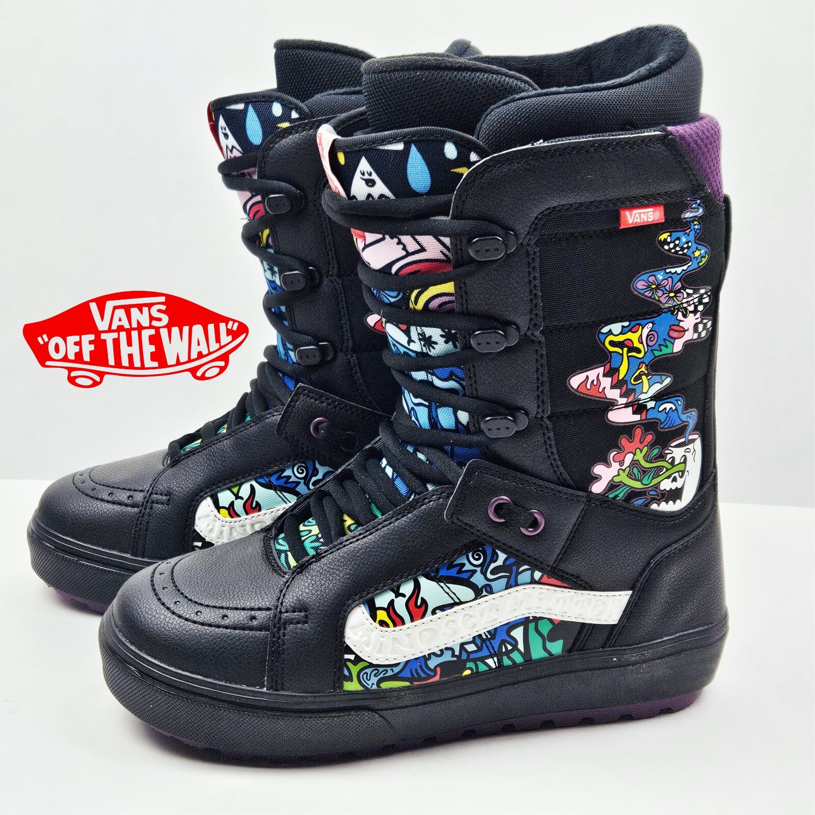 VANS Hannah Eddy ブラック/マルチ スノーボードブーツ VANS Hannah Eddy ブラック/マルチ スノーボードブーツ