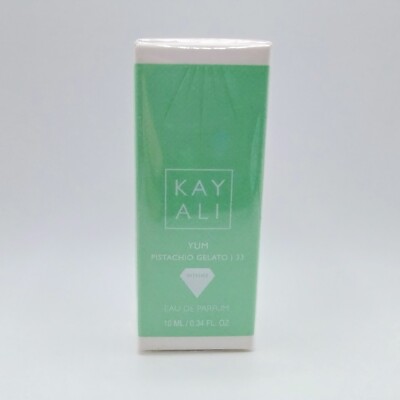Kayali Yum Pistachio Gelato 33 Intense EDP Mini Bottle 10ml .34 fl oz NIB SEALED