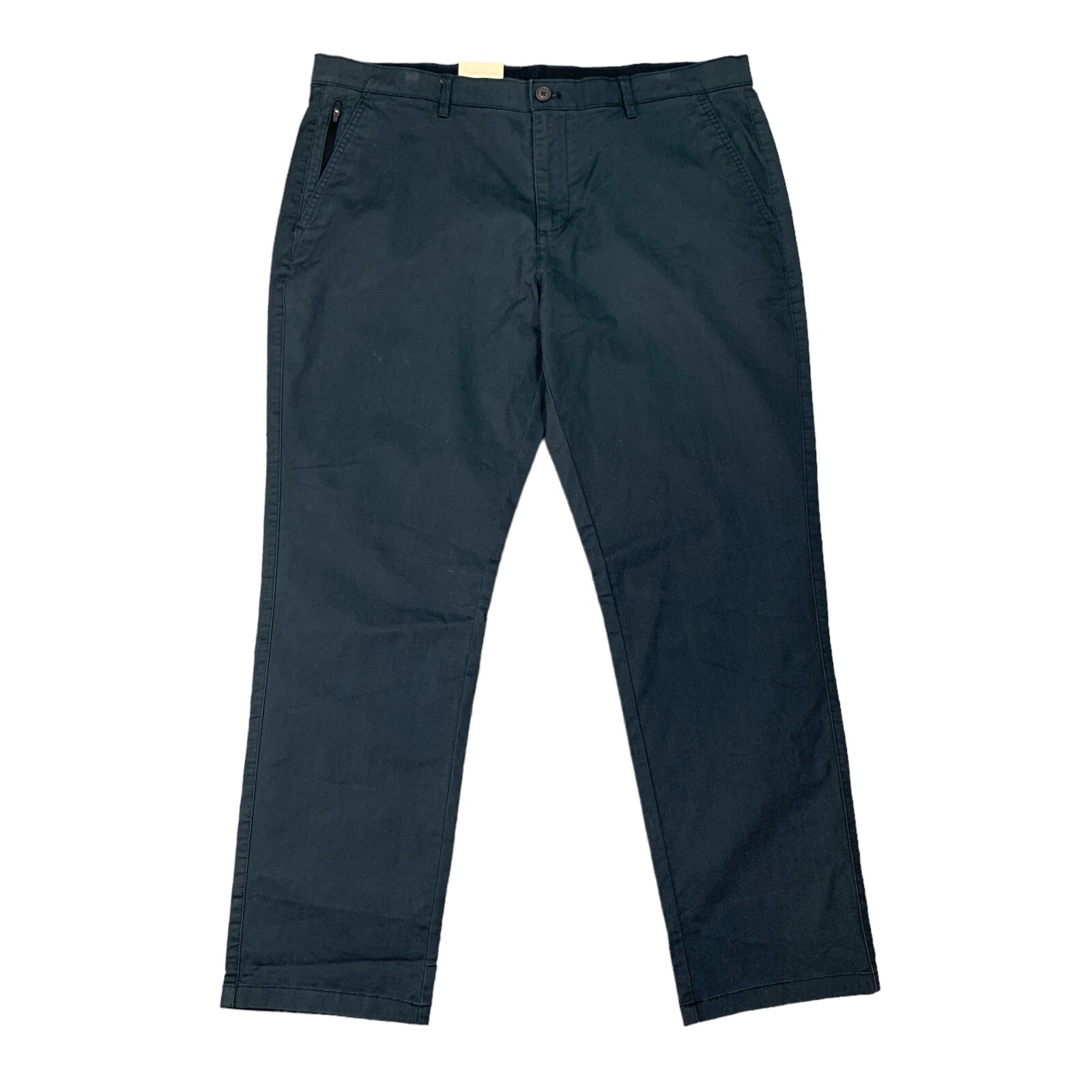 NorthNoName LAUNDRY MAN PANTS Lサイズ English Laundry Men Flat Front Chino Pants (Black, 40x34) at