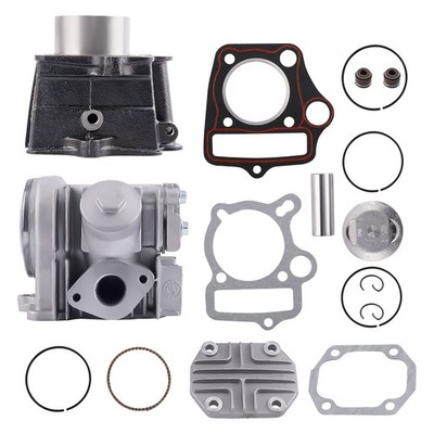 Top End Barrel Cylinder Head Piston Set For HONDA ATC70 CRF70 CT70 TRX70 XR70