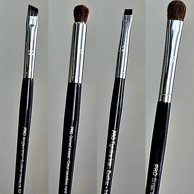Sephora MUA Collection Professional Makeup Brush Eye Essentials Set, 4pc. Lot!