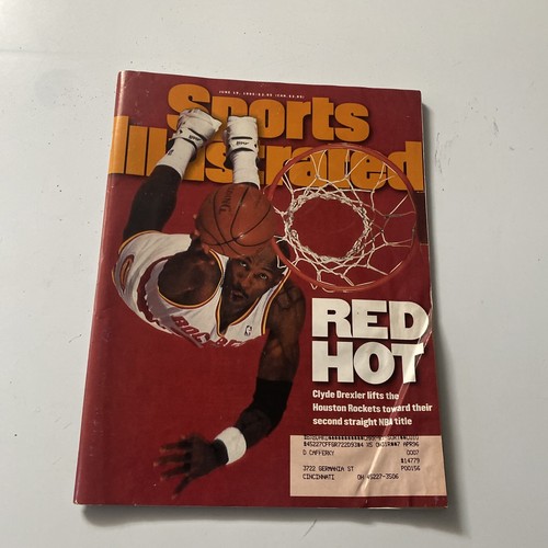 アートパネル 1995 Jun 19 Sports Illustrated Magazine Clyde Drexler (MH377