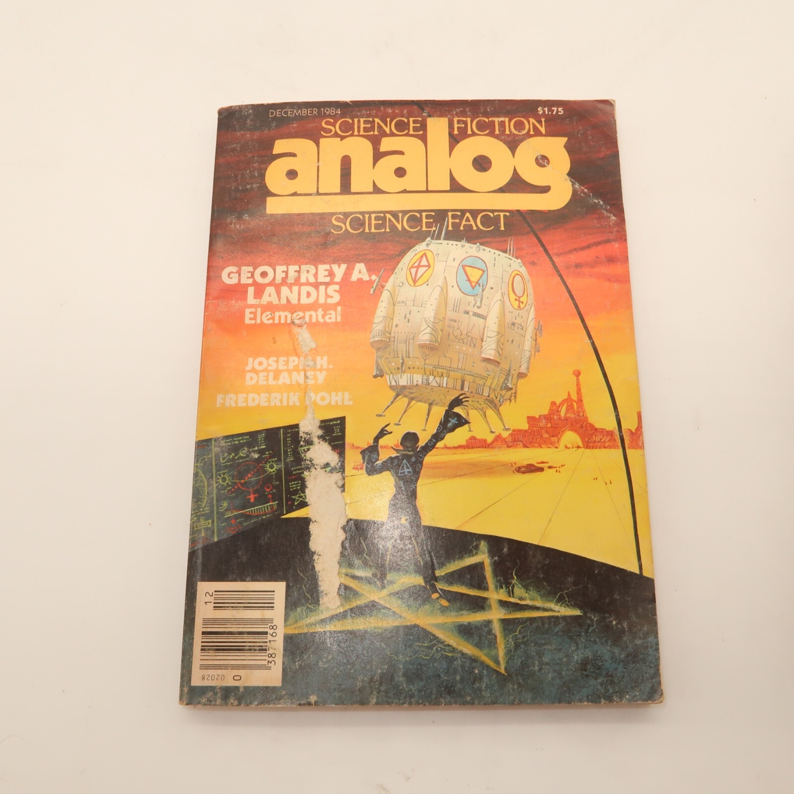 アート Analog Science Fiction Magazine Lot Vintage 1984 Timothy