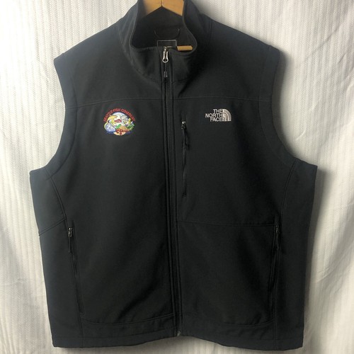 新品 THE NORTH FACE VEST 2XL HASSY The North Face Mens Vest Size 2XL XXL Black Soft Shell Zip