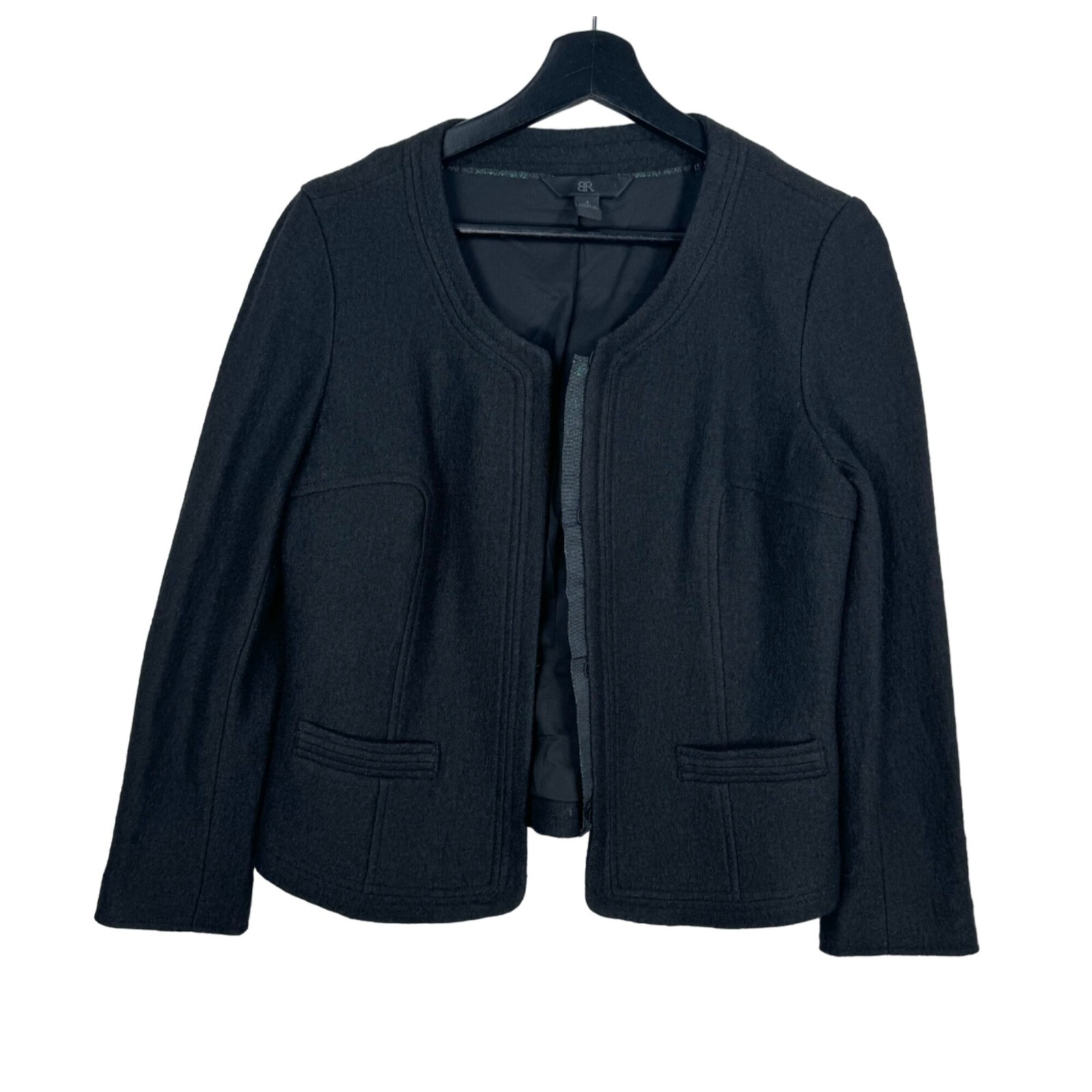 ジャケット・アウター 00s BANANA REPUBLIC wool blouson BLK M $_12.JPG