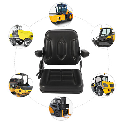 Black Quality Universal Suspension Seat Tractor Dumper Forklift Mower Digger 