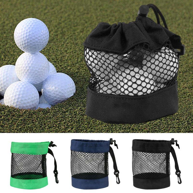 Mesh Bag Nylon Golf Ball Net Bag Utility Accessory Organize 1pc