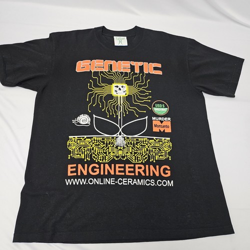 A24 ONLINE CERAMICS Tシャツ 黒 Online Ceramics T Shirt Genetic Size L Engineering A24