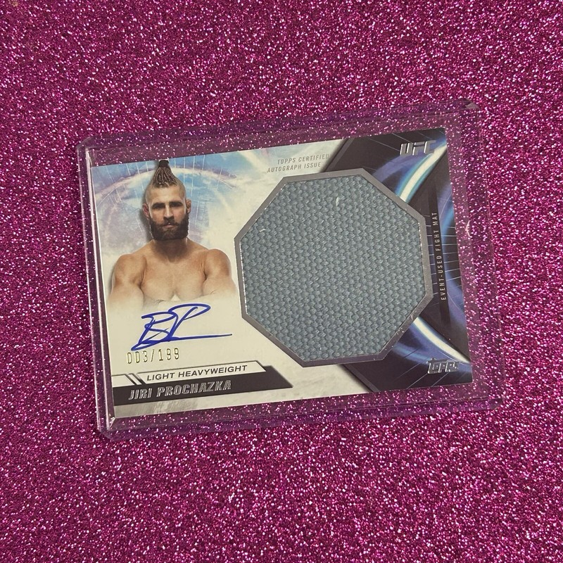 2024 Topps - Knockout Ufc - Auto Jumbo Relic  003/199 - Jiri Prochazka 