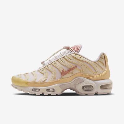 Nike WMNS Air Max Plus [FZ5062-160] Women Casual Shoes Sanddrift/Red Stardust