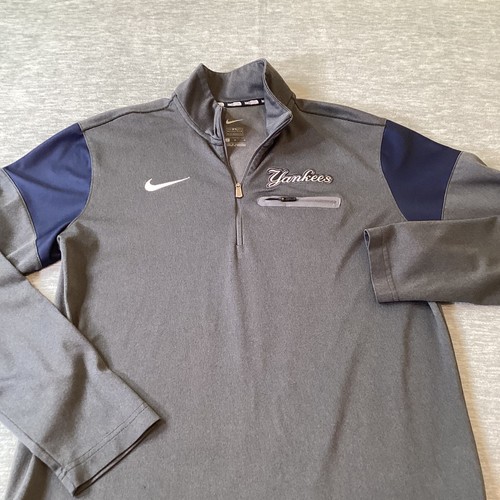 Nike New York Yankees ジャケット Nike Overview (MLB New York Yankees) Men's 1/2-Zip Jacket