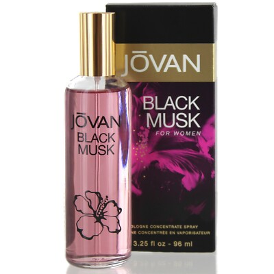 Jovan Black Musk for women by Jovan Cologne concentrate spray 3.0 Oz-NIB