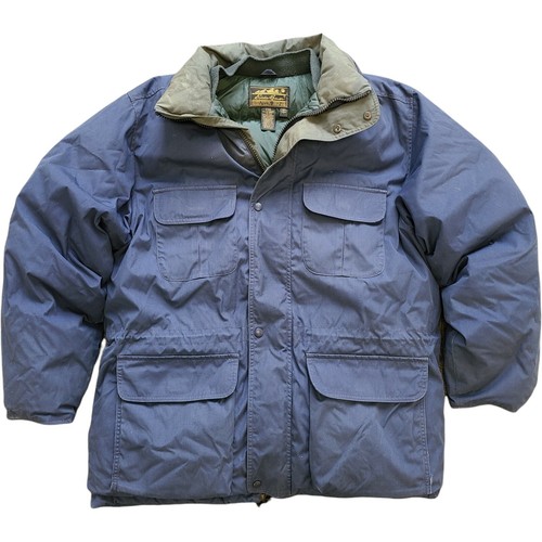 Vintage 90s Eddie Bauer Goose Down Ridge Line Jacket Men's Large Made in USA