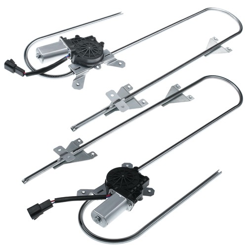 2x Front Window Regulator w/ Motor for Kenworth C500 T800 T300 W900