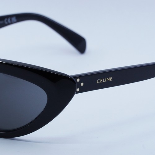 Pre-owned Celine Cl40261i 01a Shiny Black/smoke 60-19-125 Sunglasses Authentic In Gray
