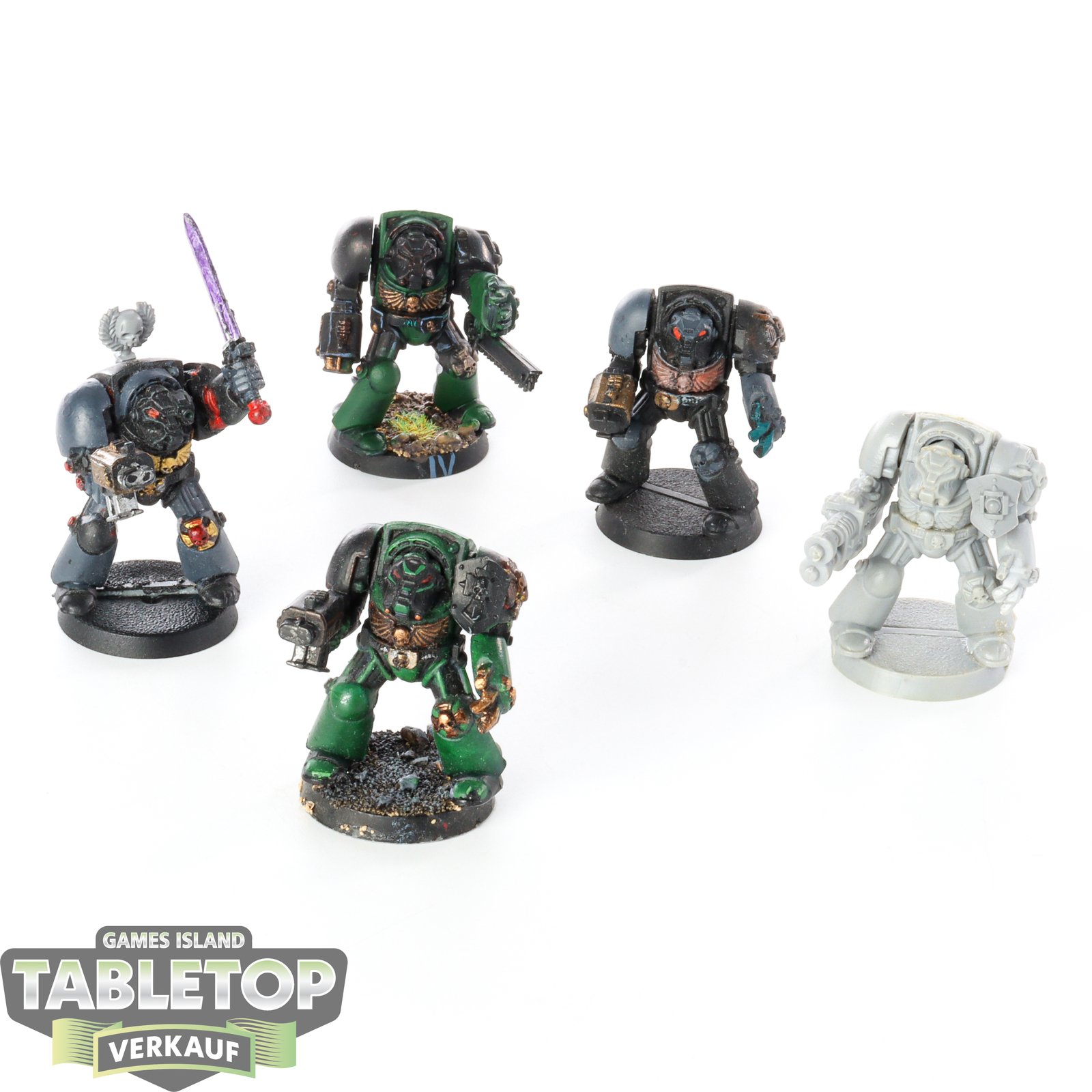 Space Marines - 5x Terminators (Classic) - bemalt