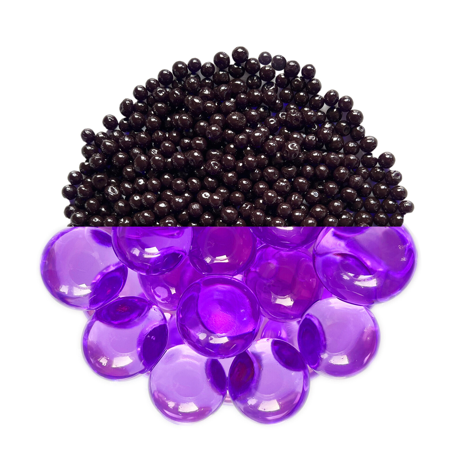 Jumbo XXL Hydroperlen Granulat große Wasserperlen Aquaperlen Wasser Kugeln Lila