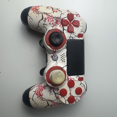 Sony PlayStation 4 SCUF 4PS Controller Cherry Blossom Design  Tested Stick Drift
