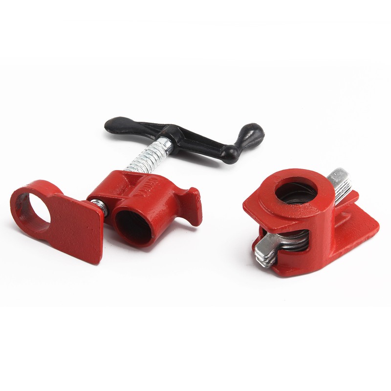 3/4'' Professional Wood Gluing Pipe Clamp Woodworking Cast Iron Heavy