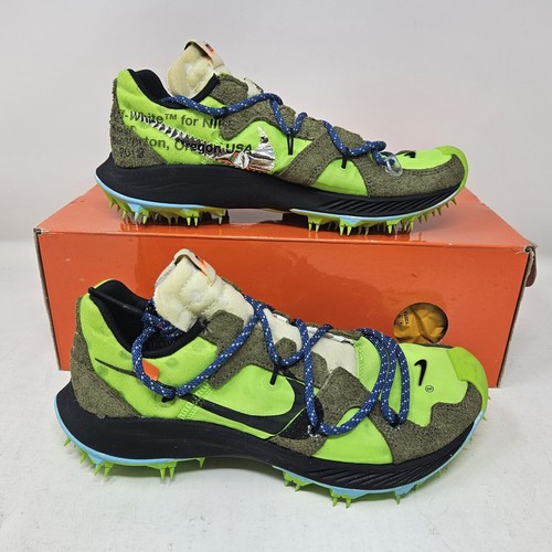 購入証明付OFF-WHITE NIKE ZOOM TERRA KIGER 5 GREEN CD8179-300 Nike Zoom Terra Kiger 5 OFF-WHITE Electric Green (Women's