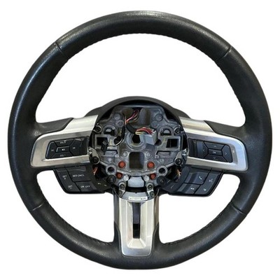 2022-2023 Ford Mustang Steering Wheel Black Leather AT Non-Heated Factory OEM
