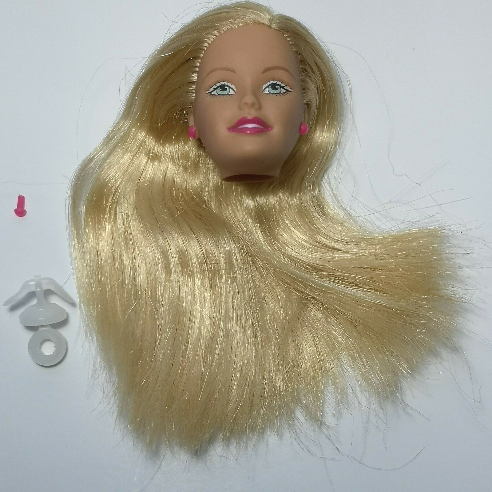 2000 Very Valentine Barbie Doll Head with earrings and ring for OOAK Project