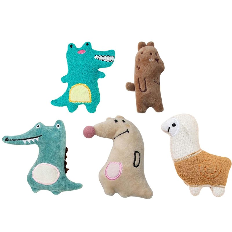 Cat Chew Toy Teething Interactive Catnip Filled Kitten Animal Toy Soft Pet Toy