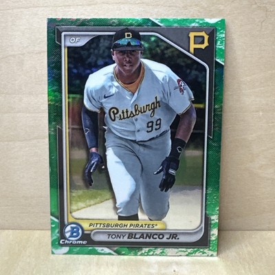 2024 Topps Bowman Chrome Green Tony Blanco #BCP-132. Pirates.