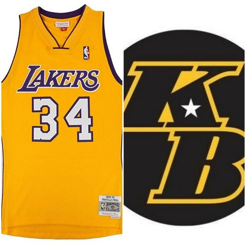 Mitchell & Ness Shaquille O'Neal Lakers Jersey with (KB