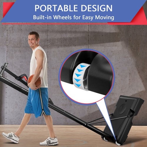 Portable Basketball Hoop,5.5-10FT Height Adjustable Outdoor Basketball Hoop Goal