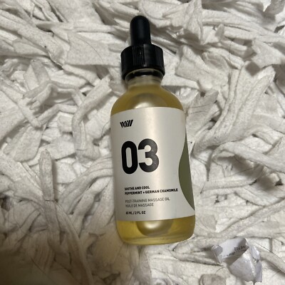 NEW! Way of Will 03 Soothe and Cool Peppermint + German Chamomile Massage Oil