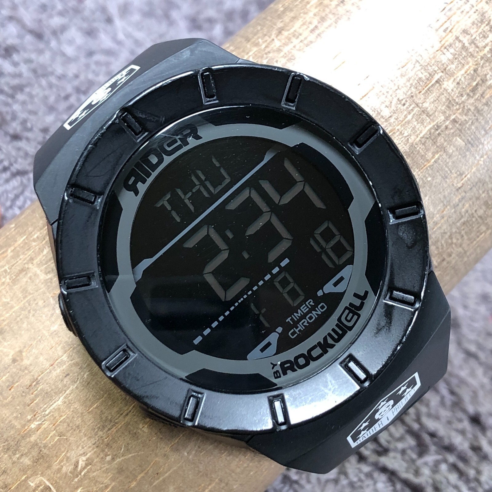 ★新品★ Rockwell NCAA テキサスA&M大学モデル 腕時計 Rider by Rockwell Coliseum Men Sport Black Rubber Quartz