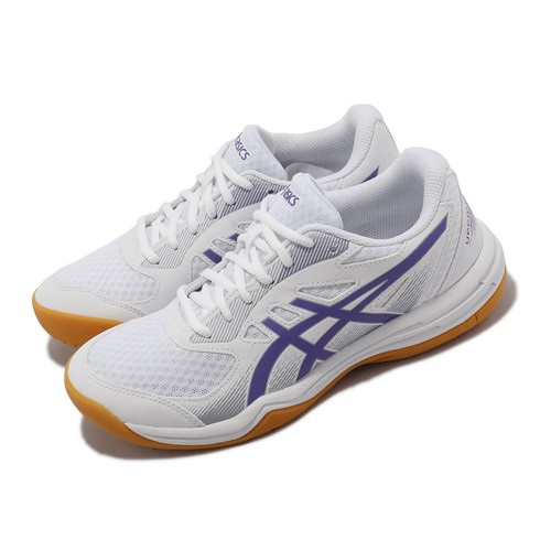 

Asics Upcourt 5 White Blue Gum Violet Женские волейбольные бадминтонные 1072A088-103, Белый, Upcourt 5