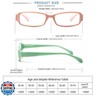 Ladies Reading Glasses 6 Pairs Blue Light Blocking Readers Spring Hinge with Pattern Print Eyeglasses for Women (Multi-Color-A, 3.0, x)